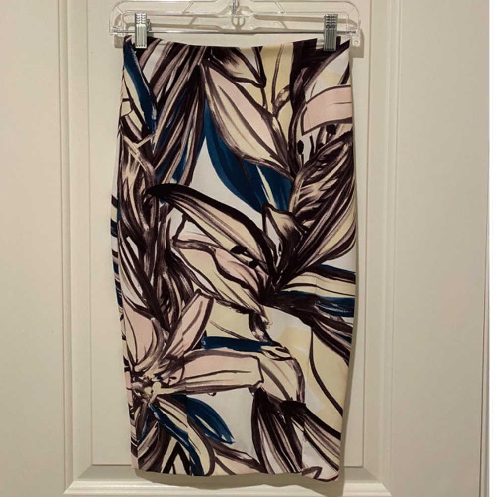 Floral Pencil Skirt
